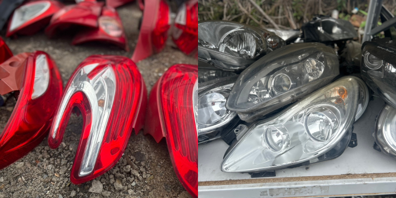 scrap local car parts - headlights