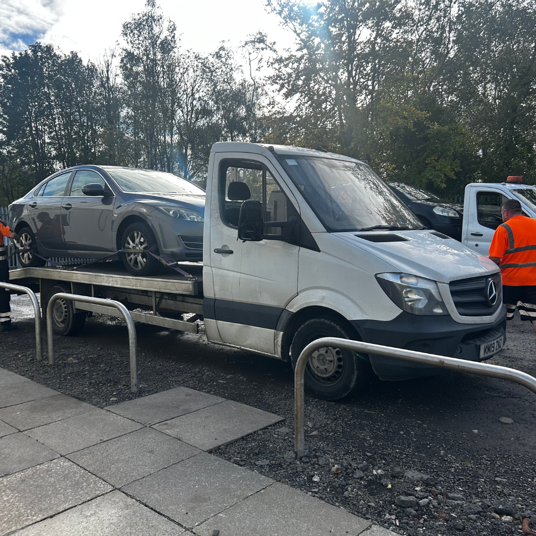 Scrap Local's scrap car collection service