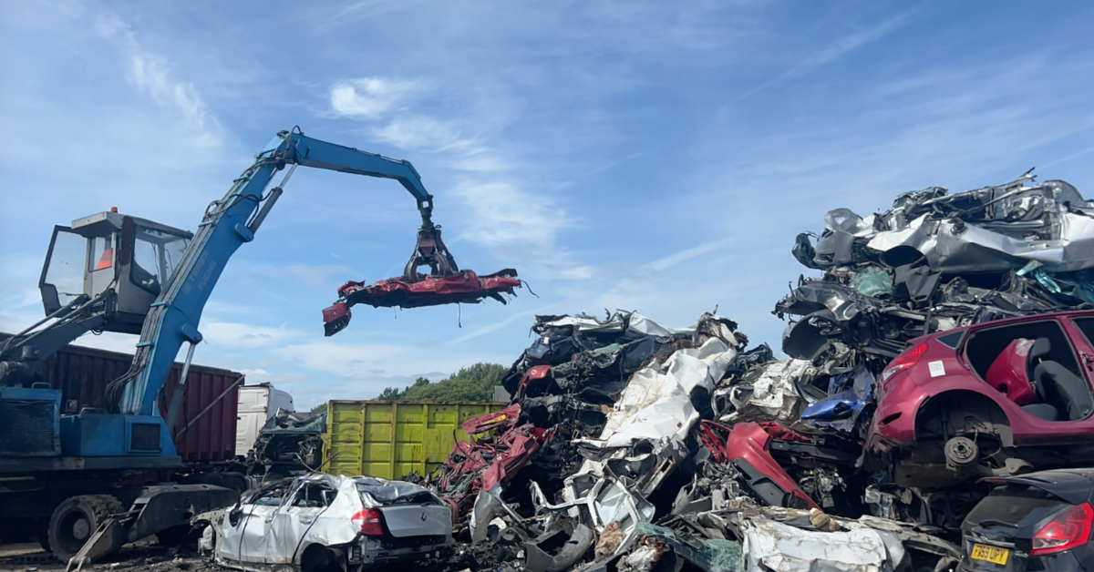 Fuchs grab recycling vehicles