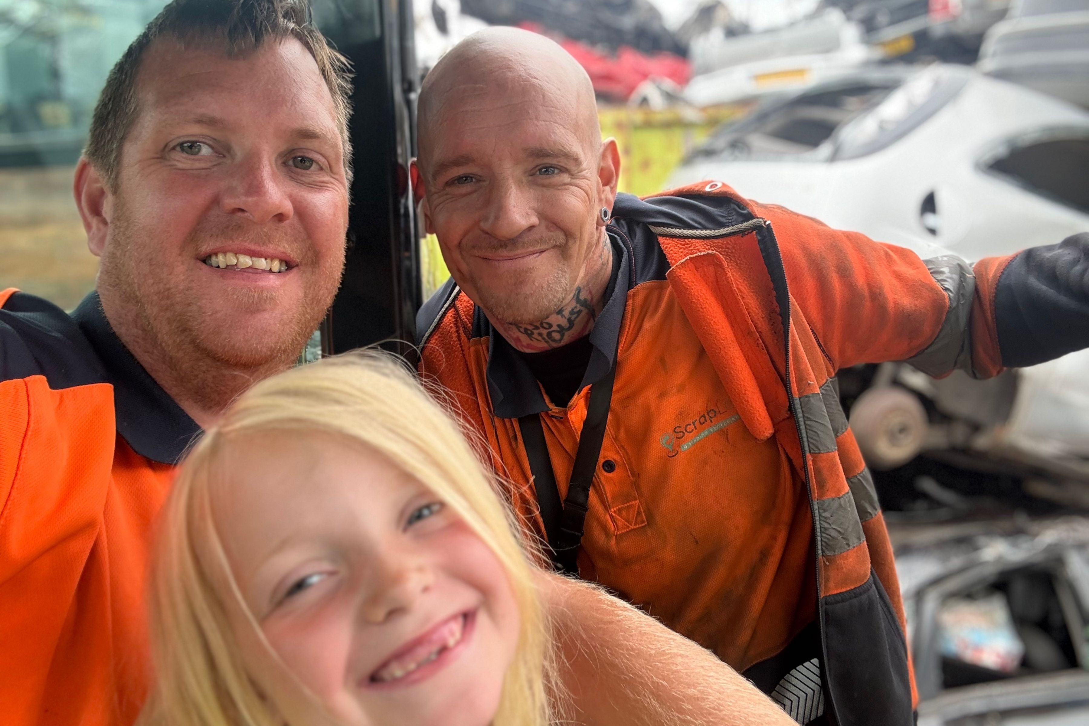 Martin Handley, Founder and MD with colleague and daughter.