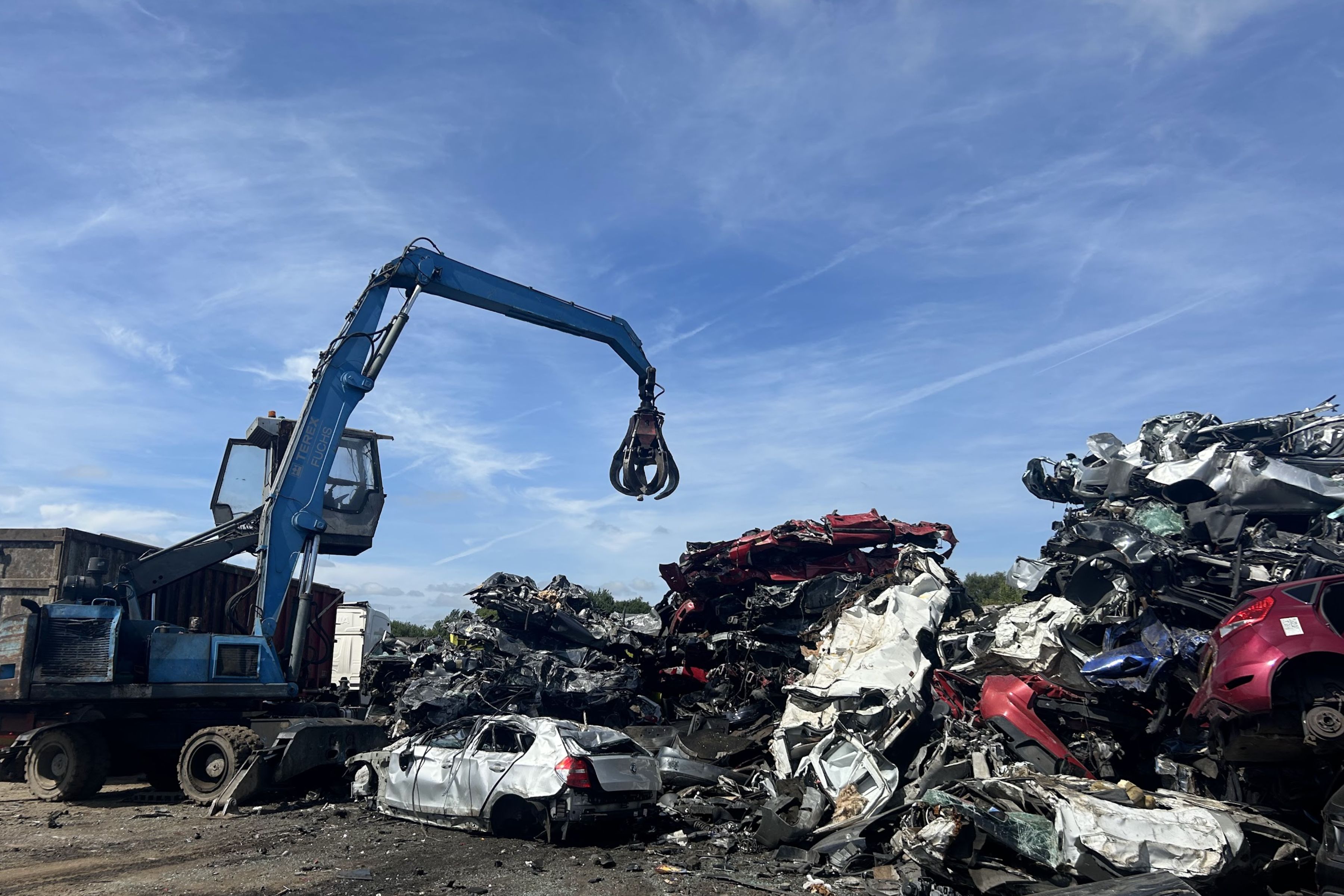 Scrap Local's scrapyard in Darwen, Lancashire